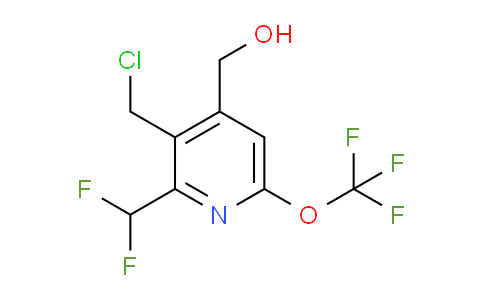 3-(Chloromethyl)-2-(difluoromethyl)-6-(trifluoromethoxy)pyridine-4-methanol