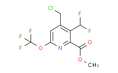 AM141916 | 1805246-69-8 | Methyl 4-(chloromethyl)-3-(difluoromethyl)-6-(trifluoromethoxy)pyridine-2-carboxylate