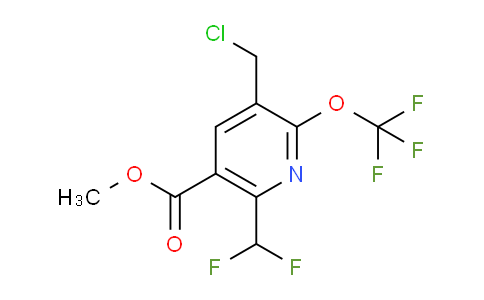Methyl 3-(chloromethyl)-6-(difluoromethyl)-2-(trifluoromethoxy)pyridine-5-carboxylate