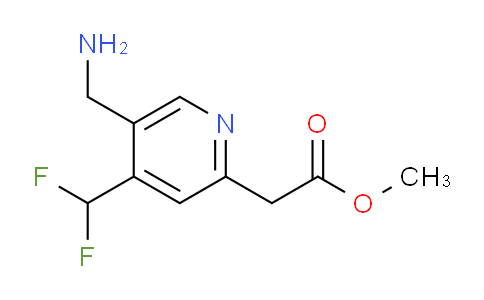 Methyl 5-(aminomethyl)-4-(difluoromethyl)pyridine-2-acetate