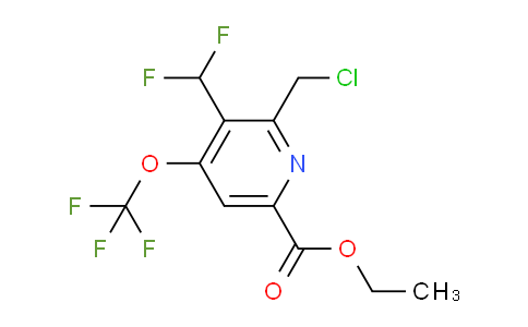 AM141925 | 1804655-20-6 | Ethyl 2-(chloromethyl)-3-(difluoromethyl)-4-(trifluoromethoxy)pyridine-6-carboxylate