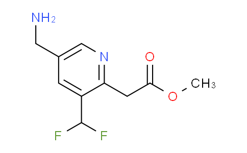 Methyl 5-(aminomethyl)-3-(difluoromethyl)pyridine-2-acetate