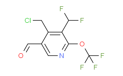 AM141933 | 1805154-71-5 | 4-(Chloromethyl)-3-(difluoromethyl)-2-(trifluoromethoxy)pyridine-5-carboxaldehyde