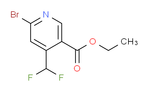 AM141946 | 1804752-56-4 | Ethyl 2-bromo-4-(difluoromethyl)pyridine-5-carboxylate