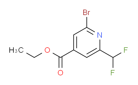 Ethyl 2-bromo-6-(difluoromethyl)pyridine-4-carboxylate