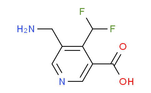 3-(Aminomethyl)-4-(difluoromethyl)pyridine-5-carboxylic acid