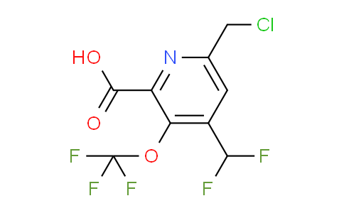 AM141951 | 1805282-31-8 | 6-(Chloromethyl)-4-(difluoromethyl)-3-(trifluoromethoxy)pyridine-2-carboxylic acid