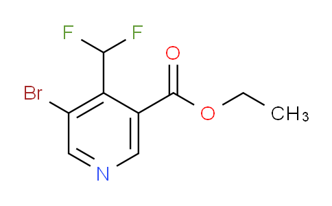 AM141955 | 1806016-33-0 | Ethyl 3-bromo-4-(difluoromethyl)pyridine-5-carboxylate
