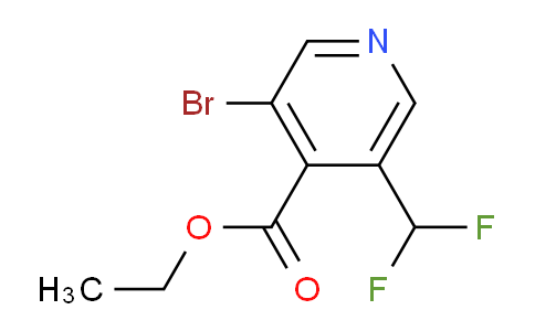 AM141958 | 1806016-37-4 | Ethyl 3-bromo-5-(difluoromethyl)pyridine-4-carboxylate