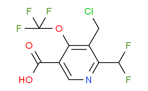 AM141961 | 1806779-22-5 | 3-(Chloromethyl)-2-(difluoromethyl)-4-(trifluoromethoxy)pyridine-5-carboxylic acid