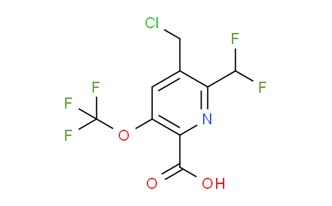 AM141963 | 1806786-48-0 | 3-(Chloromethyl)-2-(difluoromethyl)-5-(trifluoromethoxy)pyridine-6-carboxylic acid