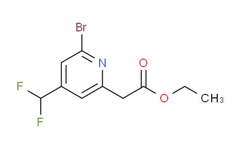 AM141981 | 1806771-64-1 | Ethyl 2-bromo-4-(difluoromethyl)pyridine-6-acetate