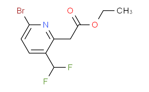 AM141982 | 1805303-65-4 | Ethyl 6-bromo-3-(difluoromethyl)pyridine-2-acetate
