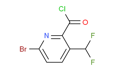 AM141987 | 1805202-66-7 | 6-Bromo-3-(difluoromethyl)pyridine-2-carbonyl chloride