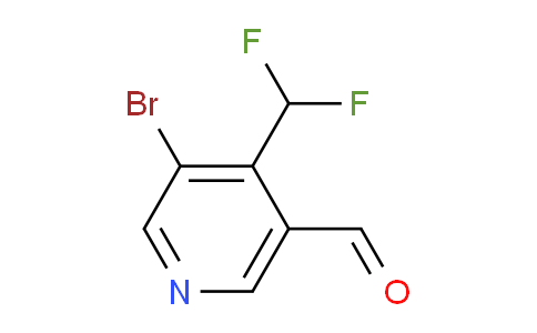 AM141997 | 1806765-27-4 | 3-Bromo-4-(difluoromethyl)pyridine-5-carboxaldehyde