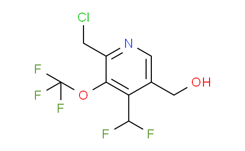 2-(Chloromethyl)-4-(difluoromethyl)-3-(trifluoromethoxy)pyridine-5-methanol