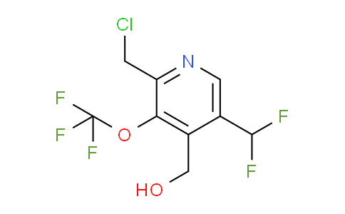 2-(Chloromethyl)-5-(difluoromethyl)-3-(trifluoromethoxy)pyridine-4-methanol