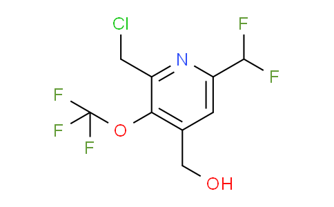 2-(Chloromethyl)-6-(difluoromethyl)-3-(trifluoromethoxy)pyridine-4-methanol