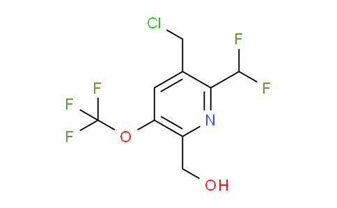 AM142021 | 1805952-96-8 | 3-(Chloromethyl)-2-(difluoromethyl)-5-(trifluoromethoxy)pyridine-6-methanol