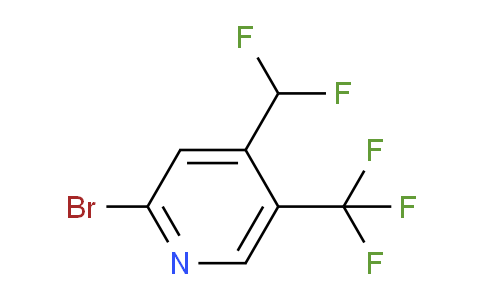 2-Bromo-4-(difluoromethyl)-5-(trifluoromethyl)pyridine