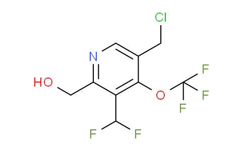 5-(Chloromethyl)-3-(difluoromethyl)-4-(trifluoromethoxy)pyridine-2-methanol