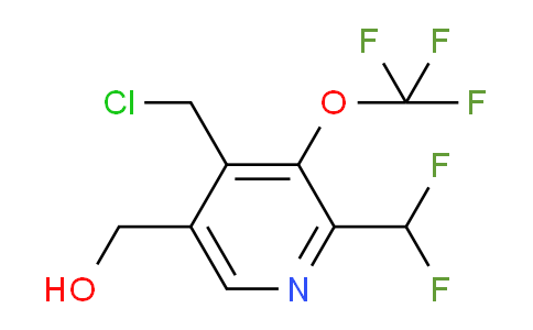 4-(Chloromethyl)-2-(difluoromethyl)-3-(trifluoromethoxy)pyridine-5-methanol