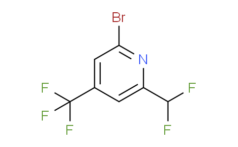 2-Bromo-6-(difluoromethyl)-4-(trifluoromethyl)pyridine