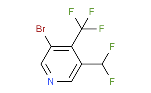 AM142037 | 1804701-85-6 | 3-Bromo-5-(difluoromethyl)-4-(trifluoromethyl)pyridine