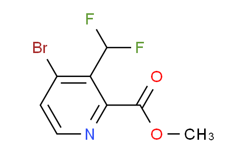 AM142040 | 1804946-35-7 | Methyl 4-bromo-3-(difluoromethyl)pyridine-2-carboxylate