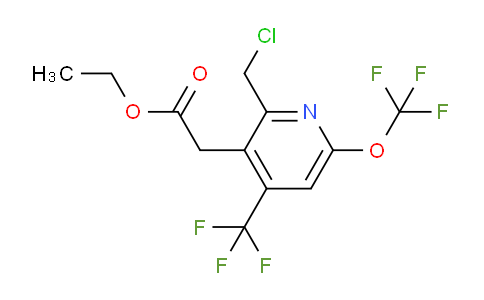 AM142041 | 1806758-68-8 | Ethyl 2-(chloromethyl)-6-(trifluoromethoxy)-4-(trifluoromethyl)pyridine-3-acetate