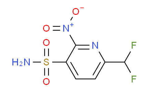 6-(Difluoromethyl)-2-nitropyridine-3-sulfonamide