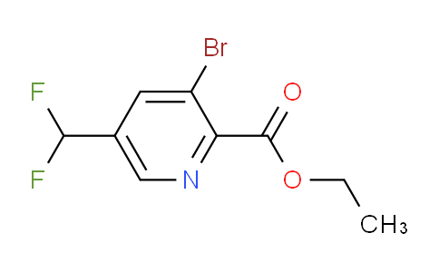 AM142054 | 1804702-81-5 | Ethyl 3-bromo-5-(difluoromethyl)pyridine-2-carboxylate