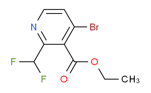 AM142056 | 1806016-50-1 | Ethyl 4-bromo-2-(difluoromethyl)pyridine-3-carboxylate