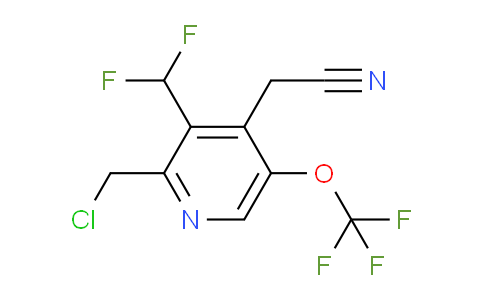AM142075 | 1805032-37-4 | 2-(Chloromethyl)-3-(difluoromethyl)-5-(trifluoromethoxy)pyridine-4-acetonitrile
