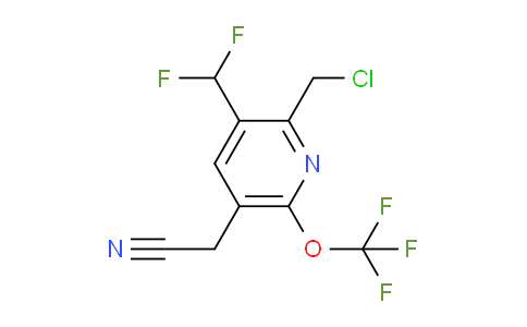 AM142077 | 1804653-92-6 | 2-(Chloromethyl)-3-(difluoromethyl)-6-(trifluoromethoxy)pyridine-5-acetonitrile