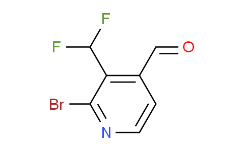 2-Bromo-3-(difluoromethyl)pyridine-4-carboxaldehyde