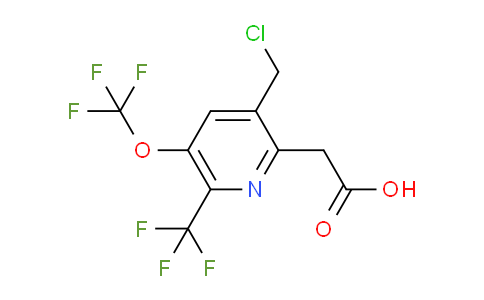 AM142084 | 1806776-72-6 | 3-(Chloromethyl)-5-(trifluoromethoxy)-6-(trifluoromethyl)pyridine-2-acetic acid