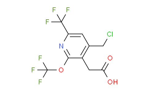 AM142089 | 1803997-34-3 | 4-(Chloromethyl)-2-(trifluoromethoxy)-6-(trifluoromethyl)pyridine-3-acetic acid