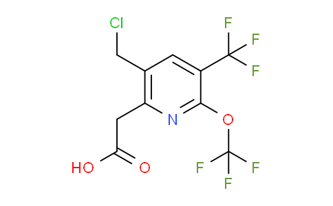 AM142096 | 1803997-46-7 | 5-(Chloromethyl)-2-(trifluoromethoxy)-3-(trifluoromethyl)pyridine-6-acetic acid