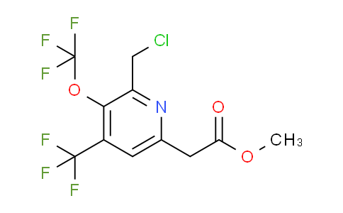AM142100 | 1805311-77-6 | Methyl 2-(chloromethyl)-3-(trifluoromethoxy)-4-(trifluoromethyl)pyridine-6-acetate