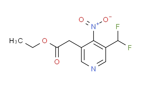 AM142102 | 1805316-18-0 | Ethyl 3-(difluoromethyl)-4-nitropyridine-5-acetate