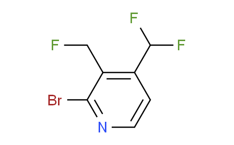 2-Bromo-4-(difluoromethyl)-3-(fluoromethyl)pyridine