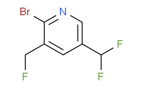AM142107 | 1805295-21-9 | 2-Bromo-5-(difluoromethyl)-3-(fluoromethyl)pyridine