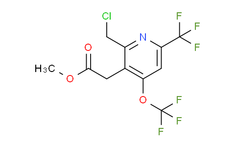 AM142108 | 1804652-88-7 | Methyl 2-(chloromethyl)-4-(trifluoromethoxy)-6-(trifluoromethyl)pyridine-3-acetate
