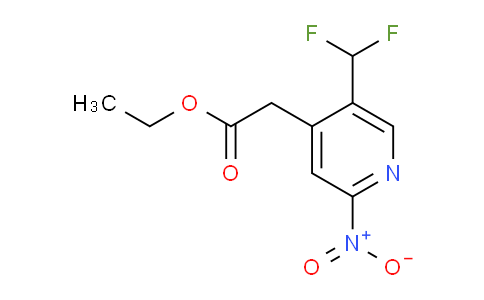 AM142109 | 1805010-91-6 | Ethyl 5-(difluoromethyl)-2-nitropyridine-4-acetate