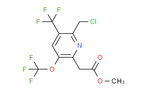 AM142110 | 1805311-84-5 | Methyl 2-(chloromethyl)-5-(trifluoromethoxy)-3-(trifluoromethyl)pyridine-6-acetate