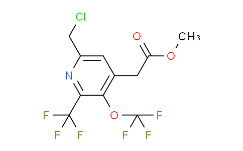 AM142111 | 1804758-47-1 | Methyl 6-(chloromethyl)-3-(trifluoromethoxy)-2-(trifluoromethyl)pyridine-4-acetate
