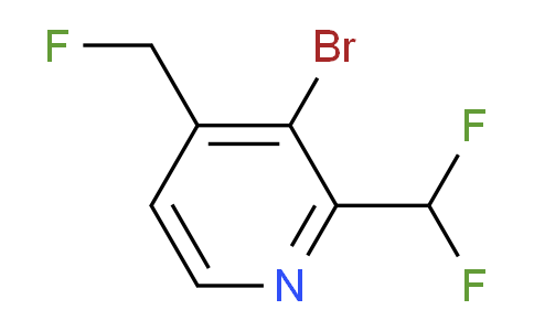 3-Bromo-2-(difluoromethyl)-4-(fluoromethyl)pyridine