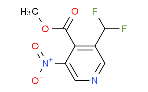 Methyl 3-(difluoromethyl)-5-nitropyridine-4-carboxylate