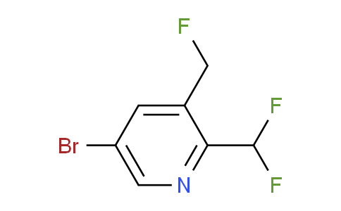 AM142115 | 1806781-96-3 | 5-Bromo-2-(difluoromethyl)-3-(fluoromethyl)pyridine